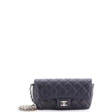 Chanel Classic Sunglasses Case with Chain Quilted Caviar