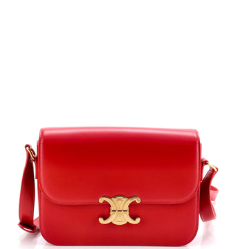 Celine Triomphe Shoulder Bag Smooth Calfskin Medium