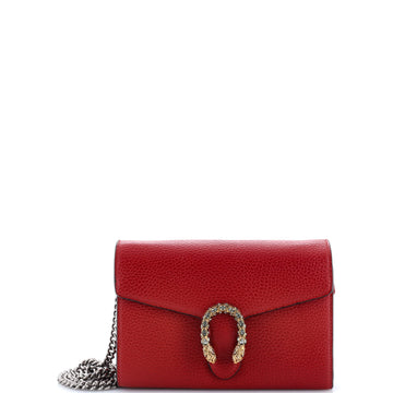 Gucci Dionysus Chain Wallet Leather with Embellished Detail Small