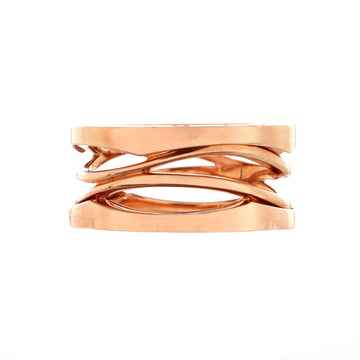 Bvlgari B.Zero1 Design Legend Zaha Hadid Three Band Ring 18K Rose Gold