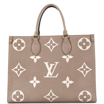 Louis Vuitton OnTheGo Tote Bicolor Monogram Empreinte Giant MM