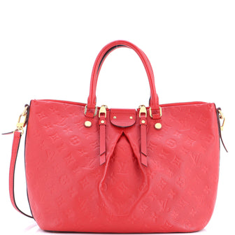 Louis Vuitton Mazarine Handbag Monogram Empreinte Leather MM