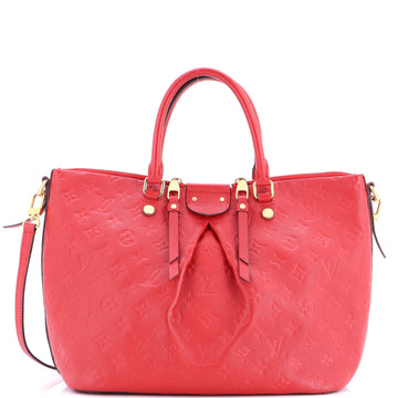 Louis Vuitton Mazarine Handbag Monogram Empreinte Leather MM