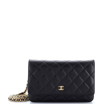 Chanel Wallet on Chain Quilted Caviar