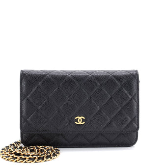 Chanel Wallet on Chain Quilted Caviar