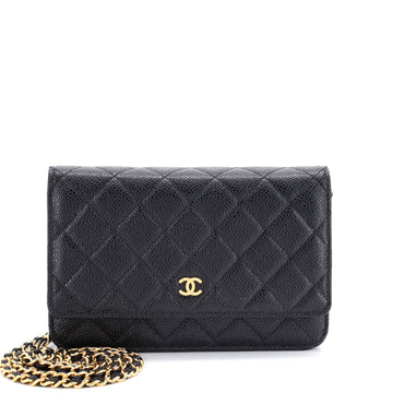 Chanel Wallet on Chain Quilted Caviar