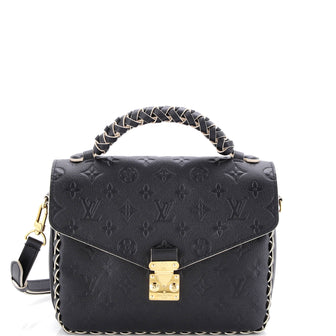 Louis Vuitton Braided Handle Pochette Metis Monogram Empreinte Leather