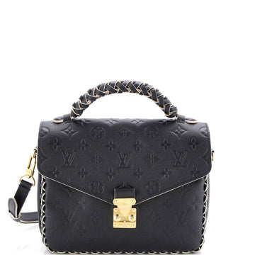 Louis Vuitton Braided Handle Pochette Metis Monogram Empreinte Leather