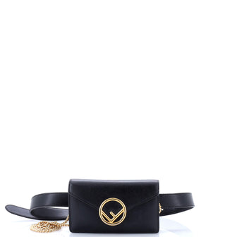 Fendi Logo Convertible Belt Bag Leather