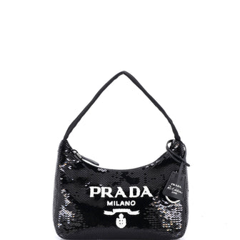 Prada Re-Edition 2000 Hobo Sequins Mini