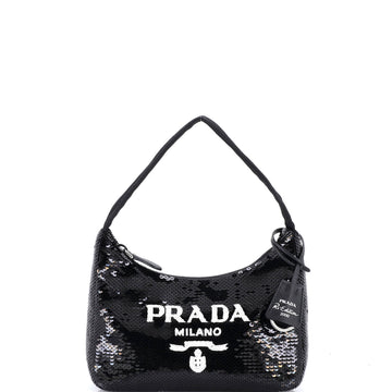 Prada Re-Edition 2000 Hobo Sequins Mini