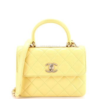 Chanel Trendy CC Top Handle Bag Quilted Lambskin Small