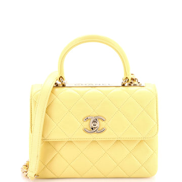 Chanel Trendy CC Top Handle Bag Quilted Lambskin Small