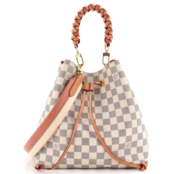 Louis Vuitton Braided Handle NeoNoe Handbag Damier MM
