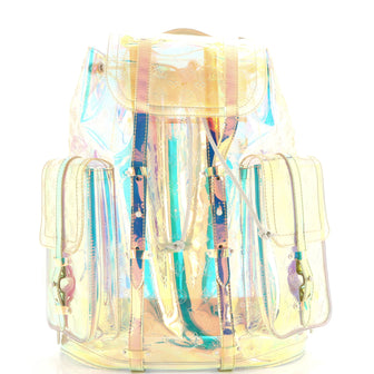 Louis Vuitton Christopher Backpack Limited Edition Monogram Prism PVC GM