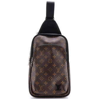 Louis Vuitton Avenue Sling Bag NM Macassar Monogram Canvas
