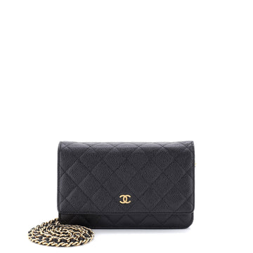 Chanel Wallet on Chain Quilted Caviar
