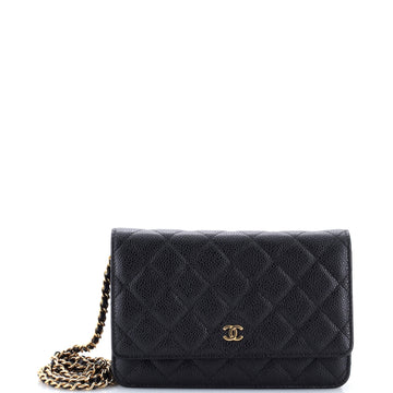 Chanel Wallet on Chain Quilted Caviar