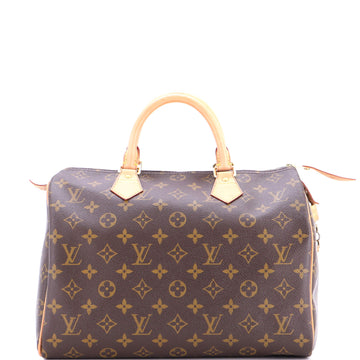 Louis Vuitton Speedy Handbag Monogram Canvas 30