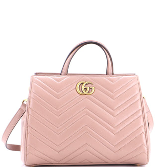 Gucci GG Marmont Tote Matelasse Leather Small