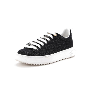 Louis Vuitton Women's Time Out Sneakers Monogram Flower Lace