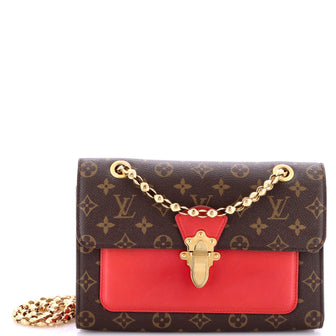 Louis Vuitton Victoire Handbag Monogram Canvas and Leather