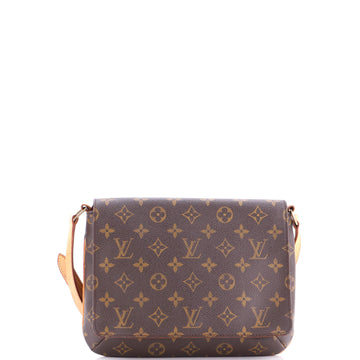 Louis Vuitton Musette Tango Handbag Monogram Canvas