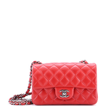 Chanel Classic Single Flap Bag Quilted Lambskin Mini