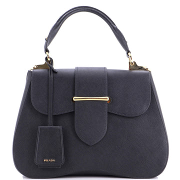 Prada Sidonie Top Handle Bag Saffiano Leather Large