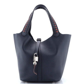 Hermes Picotin Lock Bag Tressage Epsom MM