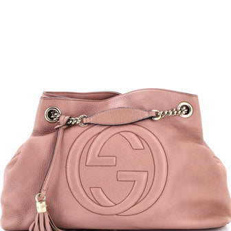 Gucci Soho Chain Strap Shoulder Bag Leather Medium