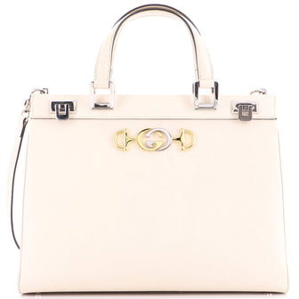 Gucci Zumi Top Handle Bag Leather Medium