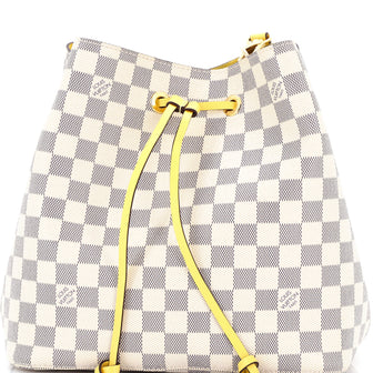 Louis Vuitton NeoNoe Handbag Damier with Leather MM
