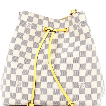 Louis Vuitton NeoNoe Handbag Damier with Leather MM