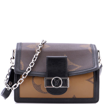 Louis Vuitton Dauphine Shoulder Bag Reverse Monogram Giant MM