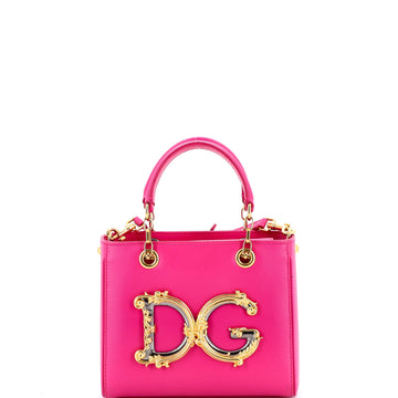Dolce & Gabbana DG Girls Convertible Tote Leather Small