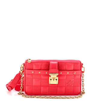 Louis Vuitton Pochette Troca Damier Quilted Lambskin MM