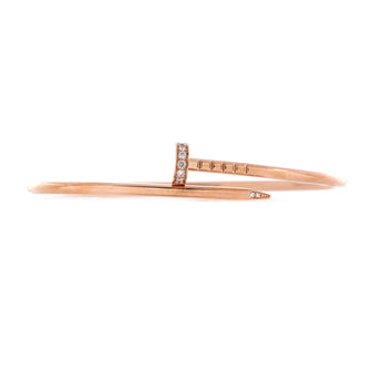 Cartier Juste un Clou Bracelet 18K Rose Gold with Diamonds Small