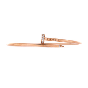 Cartier Juste un Clou Bracelet 18K Rose Gold with Diamonds Small