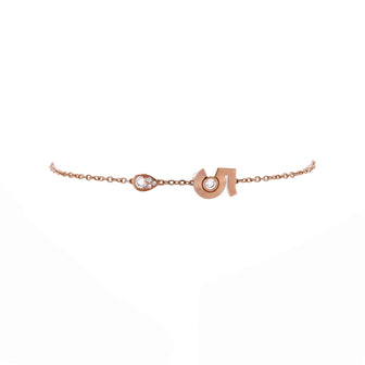 Chanel Extrait de No.5 Bracelet 18K Beige Gold with Diamonds