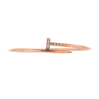 Cartier Juste un Clou Bracelet 18K Rose Gold with Diamonds Small
