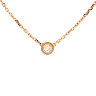 Cartier Cartier D'Amour Pendant Necklace 18K Rose Gold with Diamond XS