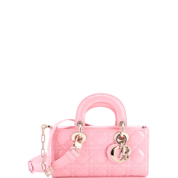 Christian Dior Lady D-Joy Bag Cannage Quilt Patent Small