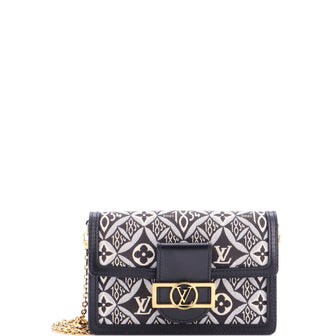 Louis Vuitton Dauphine Chain Wallet Limited Edition Since 1854 Monogram Jacquard