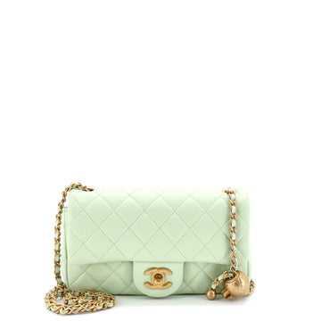 Chanel Pearl Crush Flap Bag Quilted Lambskin Mini
