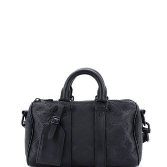 Louis Vuitton Keepall Bandouliere Bag Monogram Taurillon Leather 25