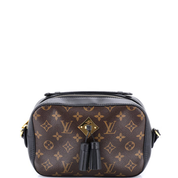Louis Vuitton Saintonge Handbag Monogram Canvas with Leather