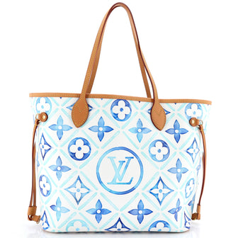 Louis Vuitton Neverfull NM Tote By The Pool Monogram Tile Canvas MM