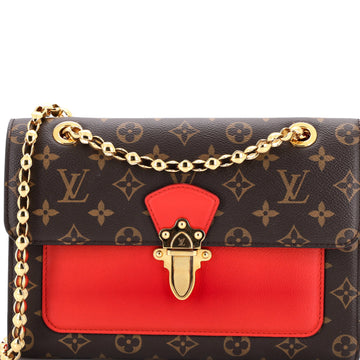 Louis Vuitton Victoire Handbag Monogram Canvas and Leather