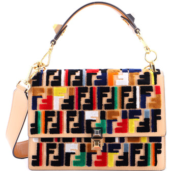 Fendi Kan I Bag Zucca Velvet Medium